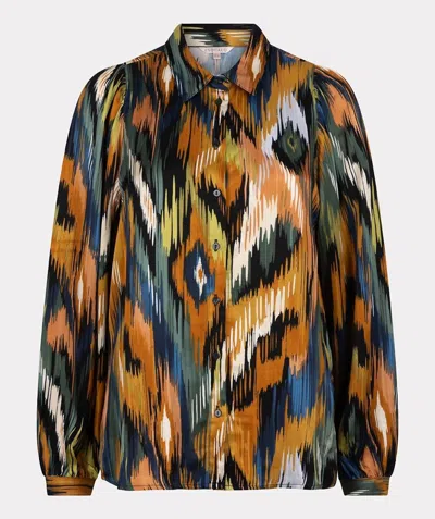 Esqualo Women Basic Universe Lightning Blouse In Multicolor