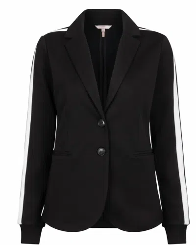 Esqualo Women's Berglisa Punto Stripes Blazer In Black