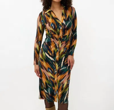 Esqualo Women's Dress Gathering Universe Lightning In Multi