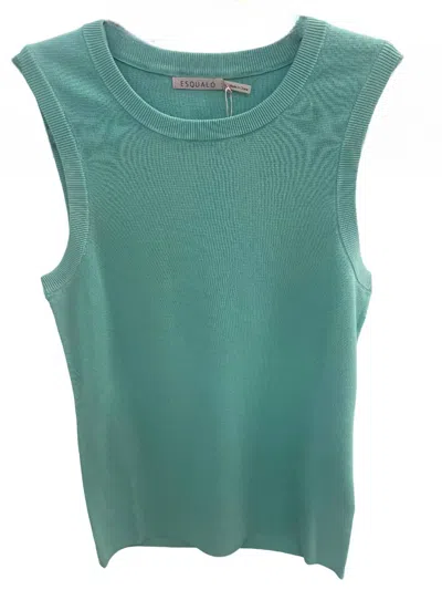 Esqualo Women's Hanging On Tank In Pool Blue In Green