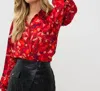 Esqualo Wonders Basic Blouse In Multi Print In Multi