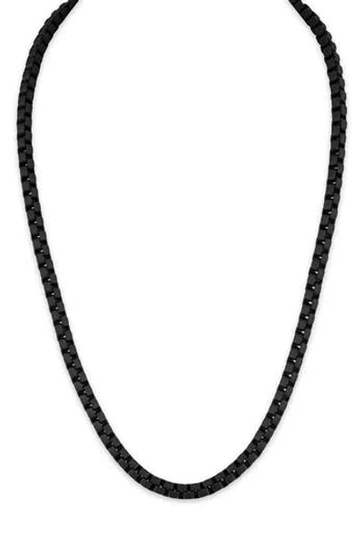 Esquire Black Box Chain Necklace