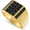 Shop Esquire Black Sapphire Signet Ring