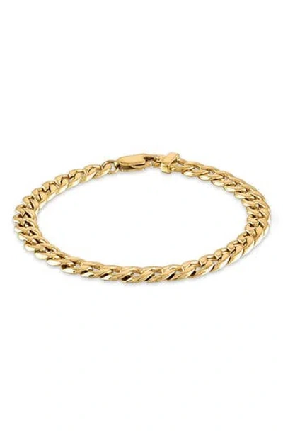 Esquire Curb Link Chain Bracelet In Gold
