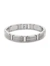 ESQUIRE MEN'S STAINLESS STEEL & 0.25 TCW DIAMOND BRACELET