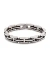 Esquire Men's Stainless Steel Bracelet In Black