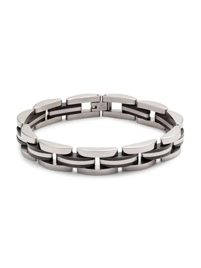 Esquire Men's Stainless Steel Bracelet In Metallic