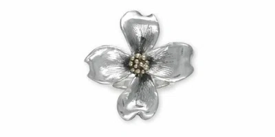 Pre-owned Esquivel And Fees Dogwood Jewelry Sterling Silver Dogwood Ring Handmade Flower Jewelry Dgw3-r