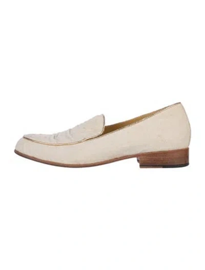 Pre-owned Esquivel Loafers In Neutral