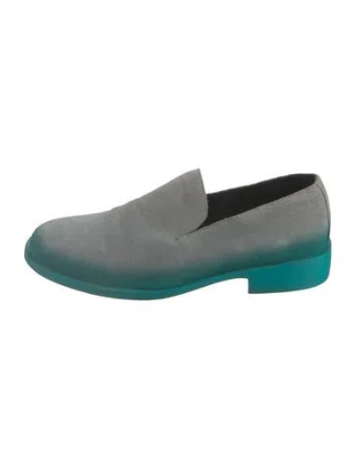 Pre-owned Esquivel Suede Loafers In Gray