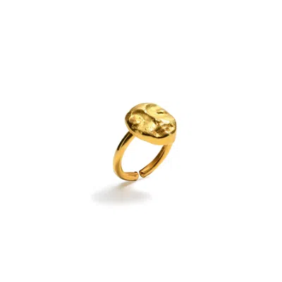 Esra Canikligil Women's Gold Little Face Ring