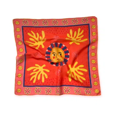 Esra Canikligil Women's Sol Spirit Square Organic Cotton & Silk Scarf