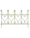 Esschert Design Usa Aged Metal Fence