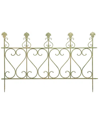 Esschert Design Usa Aged Metal Fence
