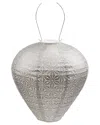 Esschert Design Usa Balloon Sashiko Lantern In Brown
