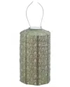 Esschert Design Usa Cylinder Fan Lantern In Green