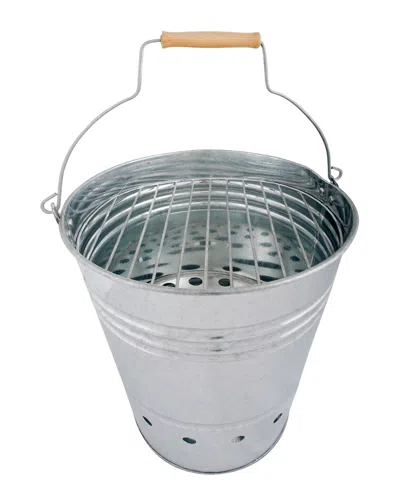 Esschert Design Usa Fire Bucket In Silver