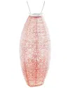 Esschert Design Usa Long Oval Bazaar Lantern In Pink