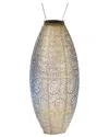 Esschert Design Usa Long Oval Paisley Lantern In Gold