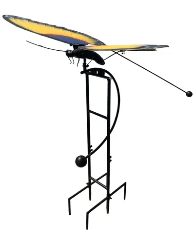Esschert Design Usa Metal Butterfly Rocker In Black