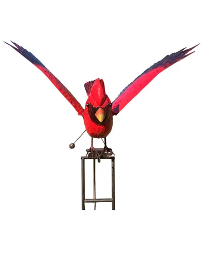 Esschert Design Usa Metal Cardinal Rocker In Multi