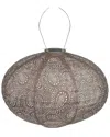 Esschert Design Usa Oval Paisley Lantern In Brown