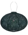 Esschert Design Usa Oval Paisley Lantern In Green