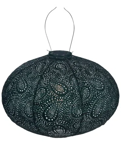 Esschert Design Usa Oval Paisley Lantern In Green