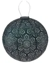 Esschert Design Usa Round Fiore Lantern In Green