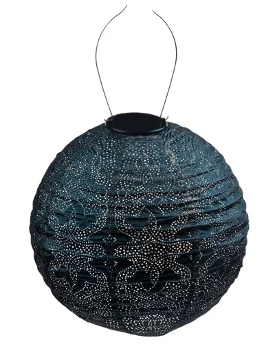 Esschert Design Usa Round Marrakesh Lantern In Grey