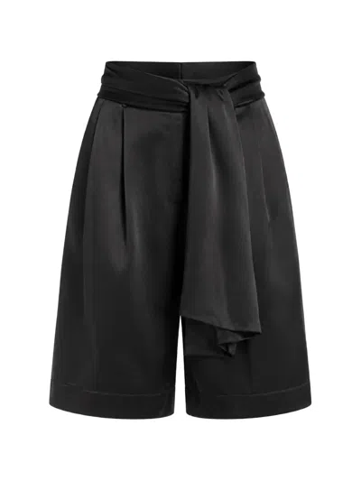 Esse Finesa Tailored Shorts In Black