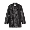 Esse Milos Double-breasted Blazer In Black