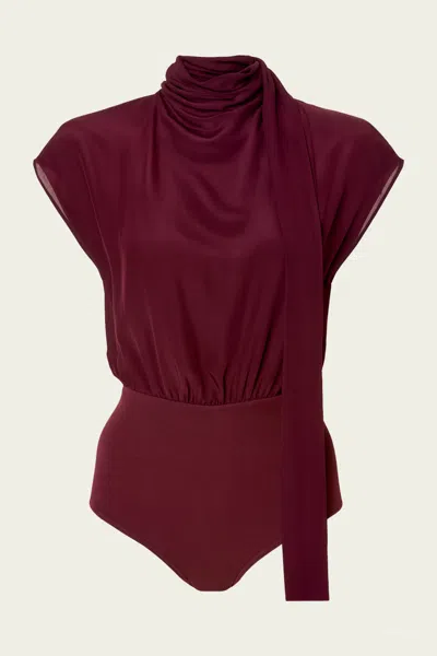 Esse Studios Aire Bodysuit In Shiraz In Brown