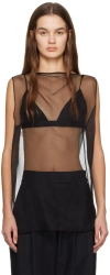 Esse Studios Black Aire Tank Top In Black