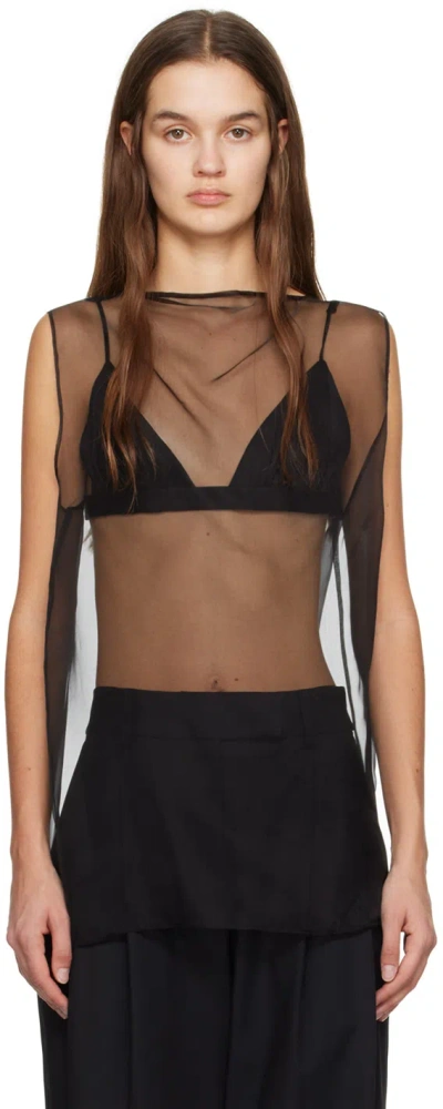 Esse Studios Black Aire Tank Top