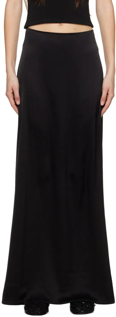 Esse Studios Black Mono Maxi Skirt