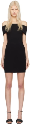 Esse Studios Black Omnia Band Minidress In Black