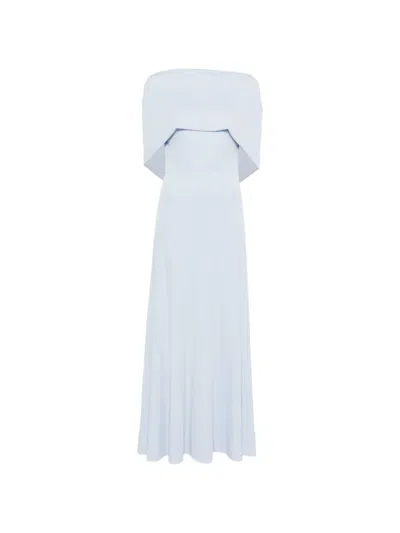 Esse Studios Cowl Solina Dress In Blue