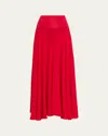 Esse Studios Illi Maxi Skirt In Red