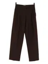 Esse Studios Onus Tailored Trouser In Brown