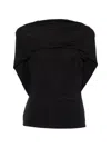 Esse Studios Solina Black Blouse In Black