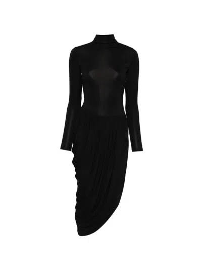 Esse Studios Solina Sleeved Dress In Black