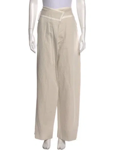 Pre-owned Esse Studios Wide Leg Pants In Neutral