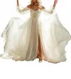 Essence Of Australia Ethereal Designer Boho A-line Wedding Dress In Ivory/ivory In White