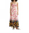 Essential Antwerp Heorgia Floral Maxi Dress In Purple