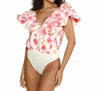 Essential Antwerp Hillary V-neck Bodysuit In Fairytale In Multi