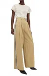 Essential Antwerp Rhinestone Tape Pants In Sad Beige In Multi