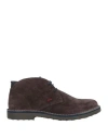 Essential L.a.b. Essential L. A.b. Man Ankle Boots Grey Size 7 Leather In Brown