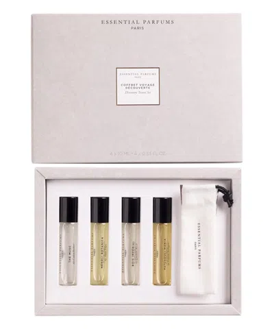 Essential Parfums Coffret Voyage - Decouverte Discovery Travel Set 4x10 ml In White