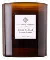 Essential Parfums Divine Vanille Scented Candle 270 G In White